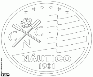 Omalovánka Logo Clube Náutico Capibaribe