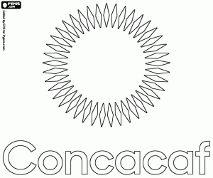Omalovánka Logo CONCACAF