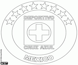 Omalovánka Logo Cruz Azul FC