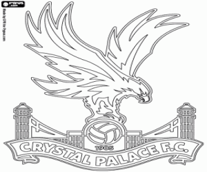 Omalovánka Logo Crystal Palace FC