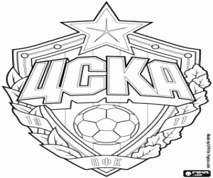 Omalovánka Logo CSKA Moskva