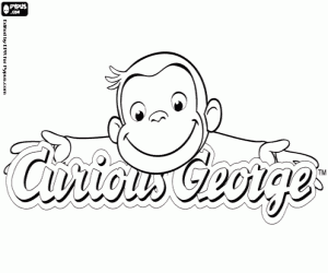 Omalovánka Logo Curious George