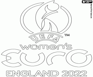 Omalovánka Logo dámské Euro 2022