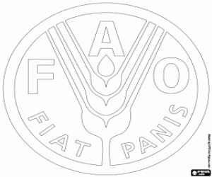 Omalovánka Logo FAO