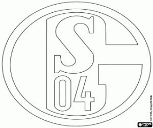 Omalovánka Logo FC Shalke 04