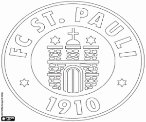Omalovánka Logo FC St. Pauli