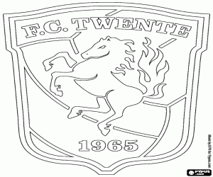 Omalovánka Logo FC Twente