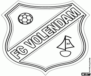 Omalovánka Logo FC Volendam