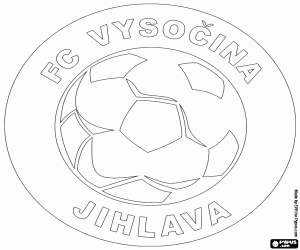 Omalovánka Logo FC Vysočina Jihlava