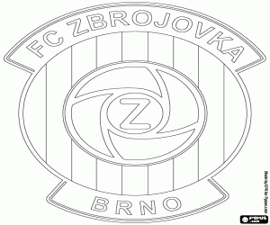 Omalovánka Logo FC Zbrojovka Brno