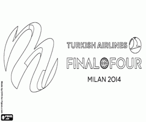 Omalovánka Logo Final Four Milan 2014