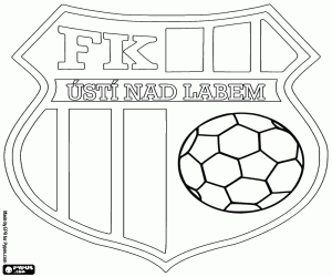 Omalovánka Logo FK Ústí nad Labem