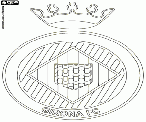 Omalovánka Logo Girona FC