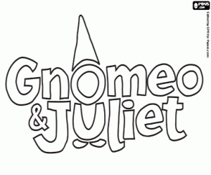 Omalovánka Logo Gnomeo a Julie