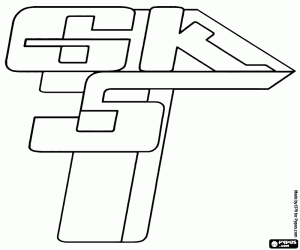 Omalovánka Logo Górnik Łęczna