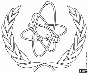 Omalovánka Logo IAEA, ONS