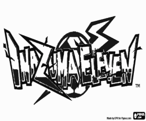 Omalovánka Logo Inazuma Eleven