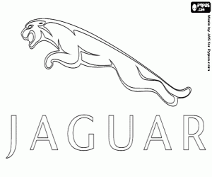 Omalovánka Logo Jaguar