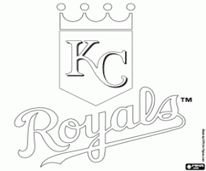 Omalovánka Logo Kansas City Royals
