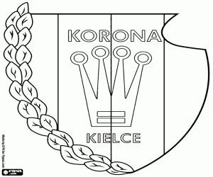 Omalovánka Logo Korona Kielce