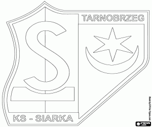 Omalovánka Logo KS Siarka Tarnobrzeg