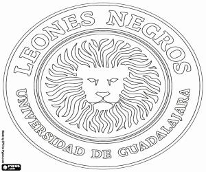 Omalovánka Logo Leones Negros