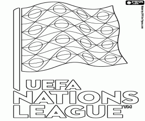 Omalovánka Logo Liga národů UEFA
