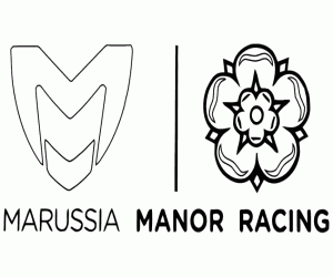 Omalovánka Logo Manor Marussia F1 Team