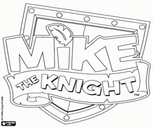 Omalovánka Logo Mike The Knight
