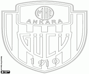 Omalovánka Logo MKE Ankaragücü