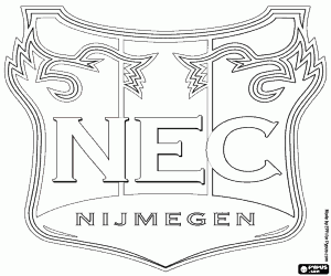 Omalovánka Logo NEC Nijmegen