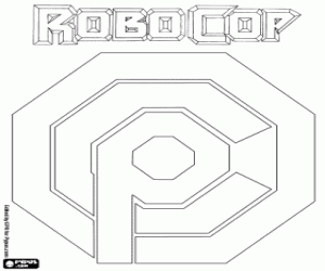 Omalovánka Logo OCP od Robocop