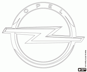 Omalovánka Logo Opel