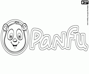 Omalovánka Logo Panfu s panda