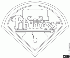 Omalovánka Logo Philadelphia Phillies