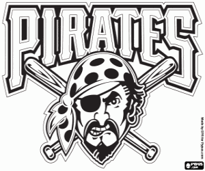 Omalovánka Logo Pittsburgh Pirates