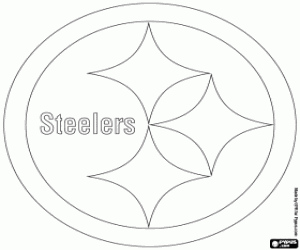 Omalovánka Logo Pittsburgh Steelers