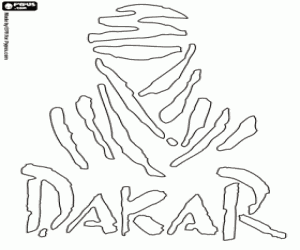Omalovánka Logo Rallye Dakar