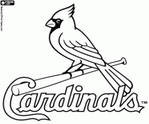 Omalovánka Logo Saint Louis Cardinals