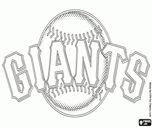 Omalovánka Logo San Francisco Giants