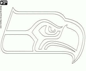 Omalovánka Logo Seattle Seahawks