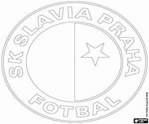 Omalovánka Logo SK Slavia Praha