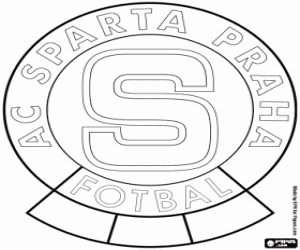 Omalovánka Logo Sparta Praha