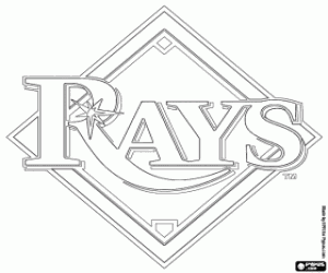 Omalovánka Logo Tampa Bay Rays