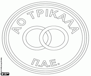 Omalovánka Logo Trikala FC