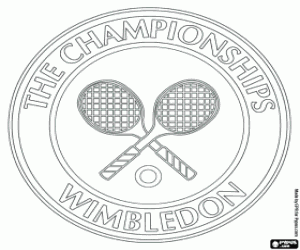Omalovánka Logo turnaje Wimbledon