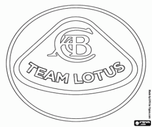 Omalovánka Logo týmu Lotus