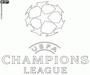 Omalovánka Logo UEFA Champions League
