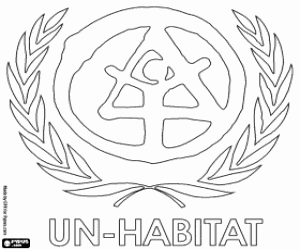 Omalovánka Logo UN-HABITAT
