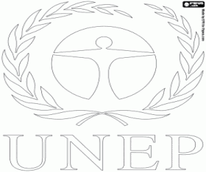 Omalovánka Logo UNEP